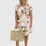 Angel floral tiered dress, view 6