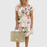 Angel floral tiered dress, view 6