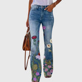 Daisy | Women Floral Trousers