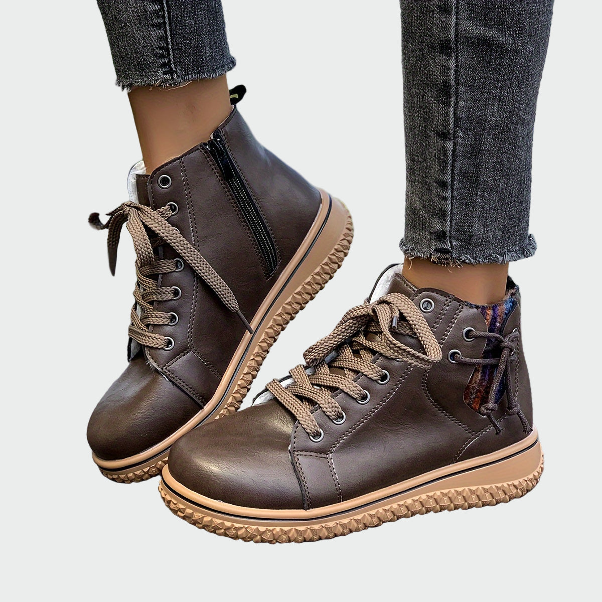 Opal | Low-Shaft Leather Orthopaedic Boots