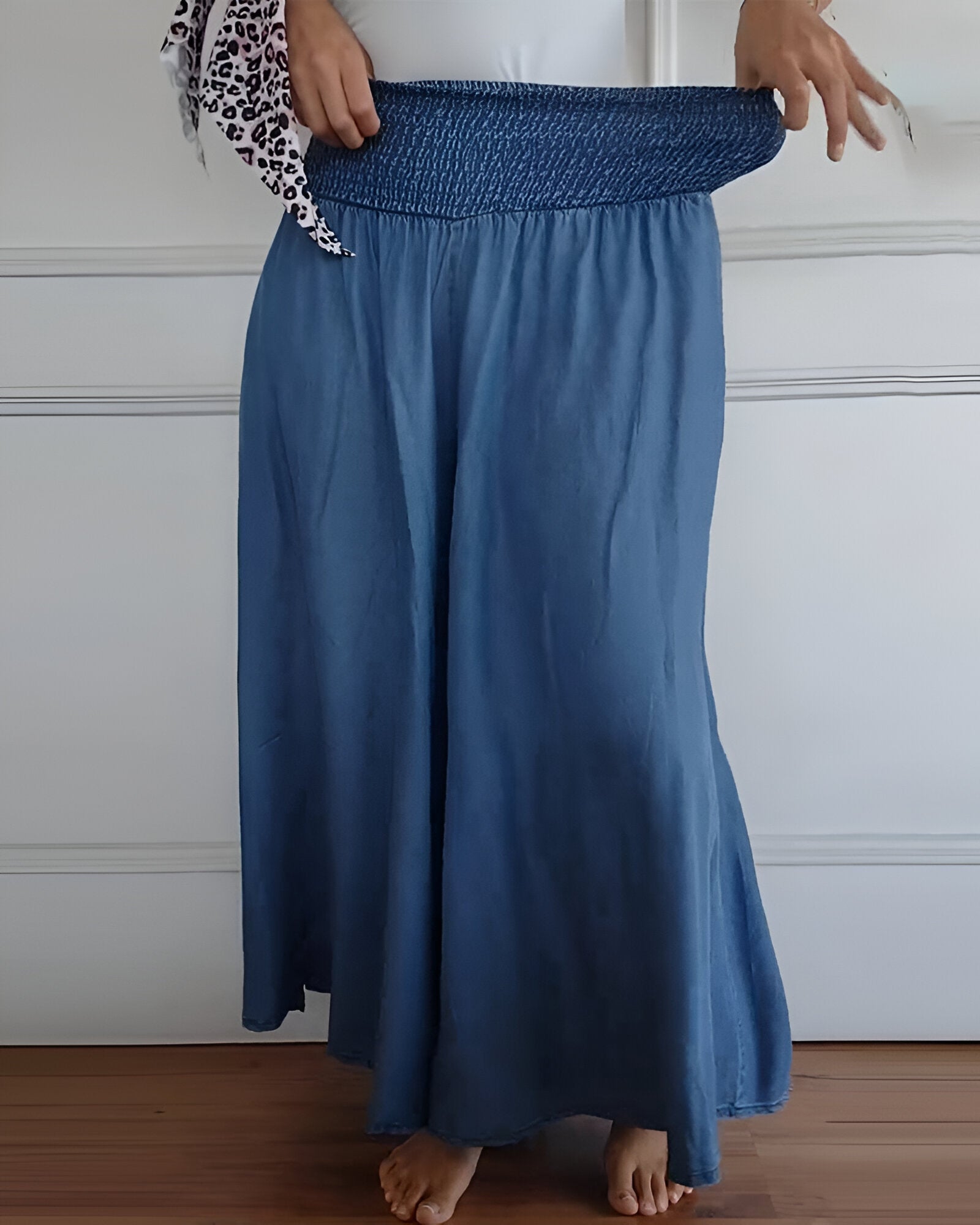 Marlene wide leg palazzo trousers, view 2