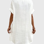 Caroline Comfortable Shirt Dress, view 10