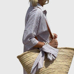 Ellen Classic Striped Dress, view 8