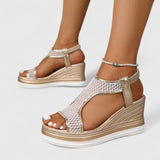 Jessica Espadrille Wedge Sandals, view 13
