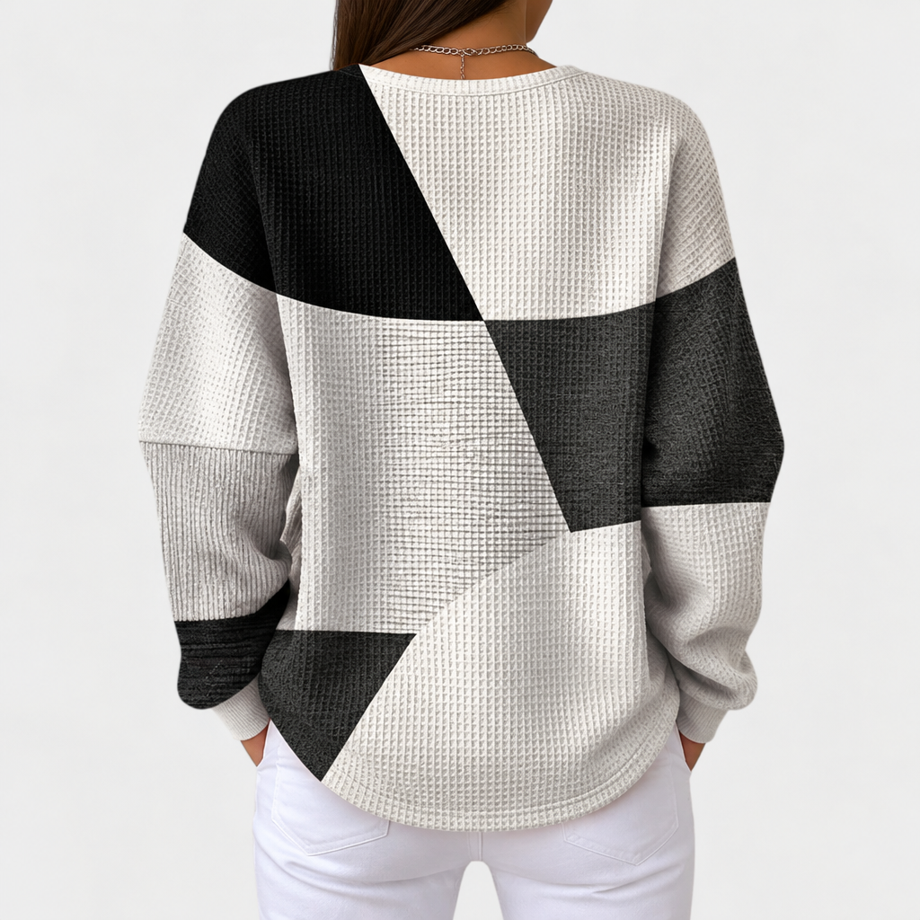 Ella colour block jumper, view 3