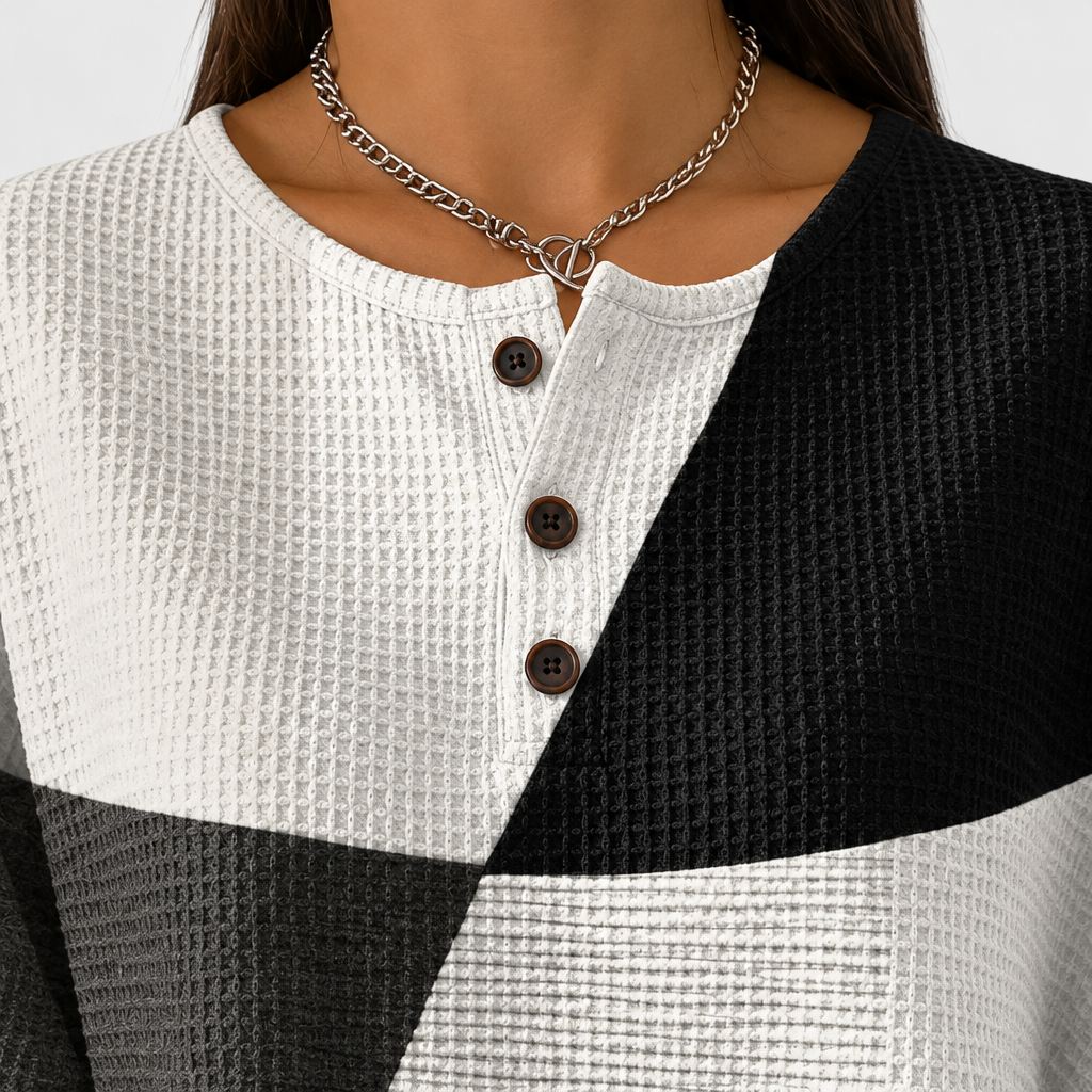 Ella colour block jumper, view 4