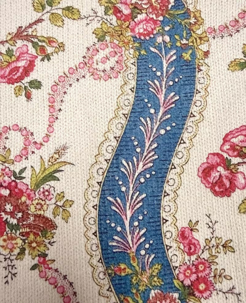 Camilla climbing rose zip-up cardigan, view 5