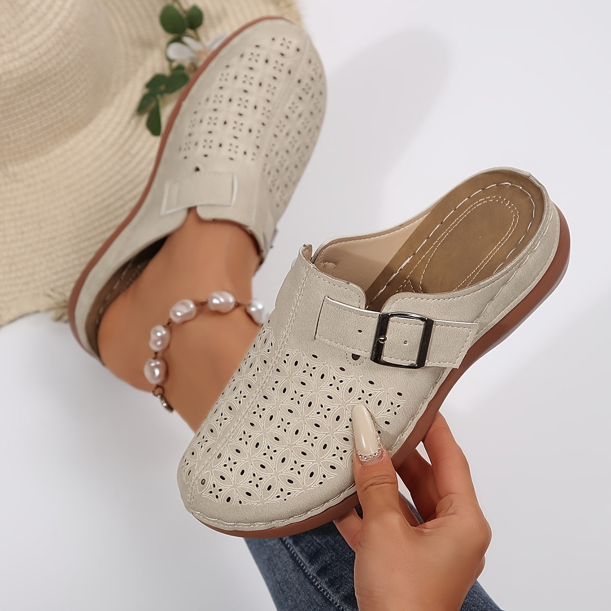 Jessica orthopaedic slip-on mules, view 13
