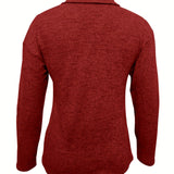 Charlene half-zip collared top, view 10