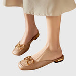 Alexandra Orthopaedic Embroidered Sandals in Apricot, view 3