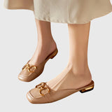 Alexandra Orthopaedic Embroidered Sandals in Apricot, view 3