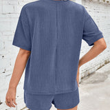 Solenne corduroy top and shorts set, view 7