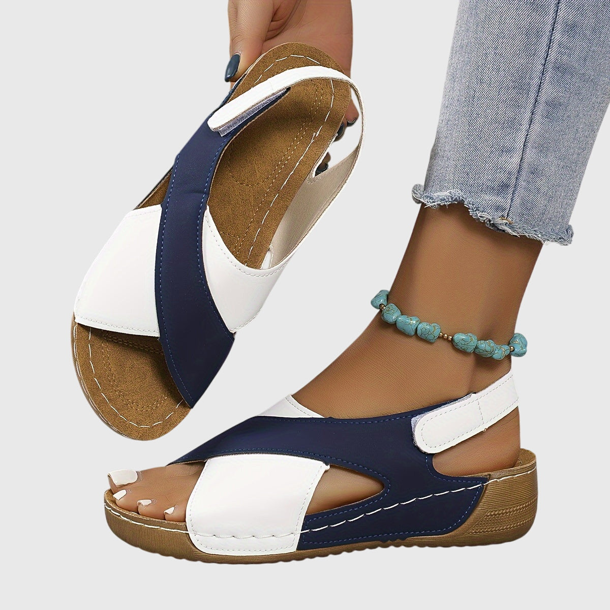 Ainsley Orthopaedic Slingback Sandals, view 3