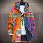 Felicity - Psychedelic Hippie Print Jacket, front view