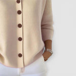 Merry knitted button blouse, view 11
