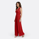 Eleanor | Chic Sleeveless Jumpsuit with Wide Legs
