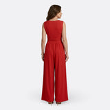 Eleanor | Chic Sleeveless Jumpsuit with Wide Legs