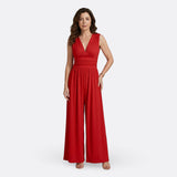 Eleanor | Chic Sleeveless Jumpsuit with Wide Legs