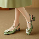 Ruth | Elegant Shoes with Floral Detail
