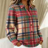 Gloria multicoloured checked knitted jacket, view 2