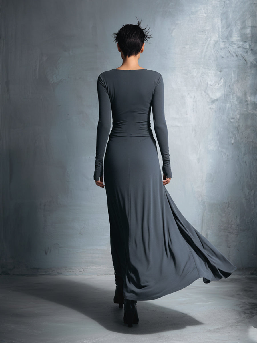 Naiara side knot maxi dress, view 11