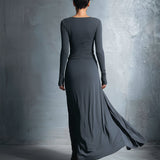Naiara side knot maxi dress, view 11