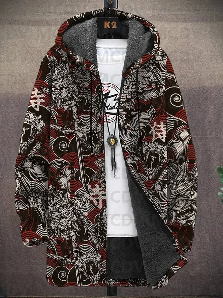 Nancy - Artistic Print Jacket, Choice of Designs, Red Chaos variant
