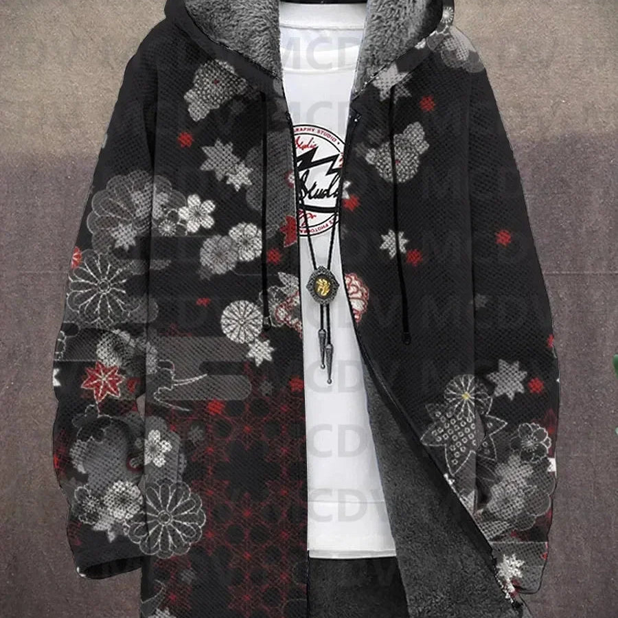 Nancy - Artistic Print Jacket, Choice of Designs, Black Art variant