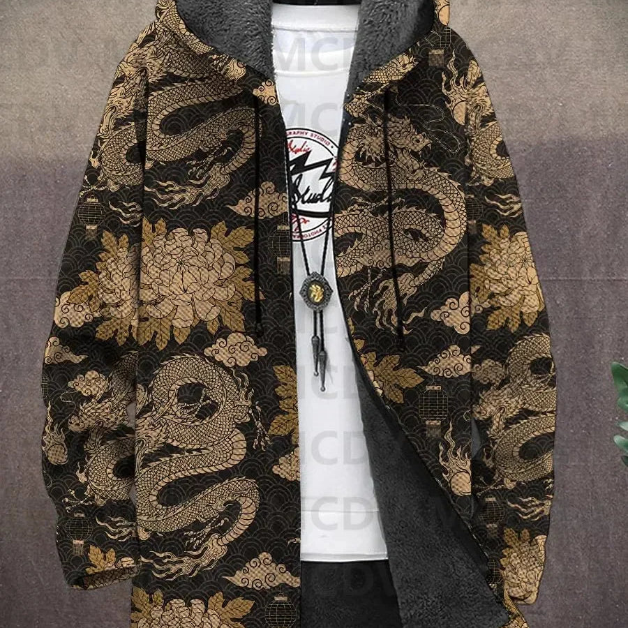 Nancy - Artistic Print Jacket, Choice of Designs, Dragons variant