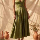 Liora strapless midi dress, view 2