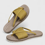 Gisandra Orthopaedic Toe Post Sandals in Sun Yellow, view 4