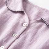 Isla cotton linen half sleeve dress, view 2