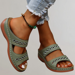 Wendy orthopaedic sandals in Green, view 5