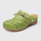 Rue comfortable clogs in Green, view 3