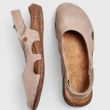 Karylle Slingback Clog Sandals in Beige, view 2