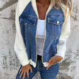 Zoe | Denim Hooded Jacket
