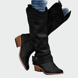 Rosalind | Suede Cowboy Boots