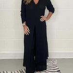 Alejandra relaxed two-piece set in Black, view 5