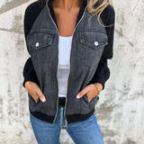 Zoe | Denim Hooded Jacket