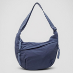 Chloe Blue Nylon Shoulder Bag, front view