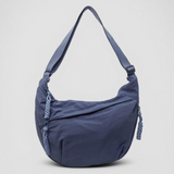 Chloe Blue Nylon Shoulder Bag, front view