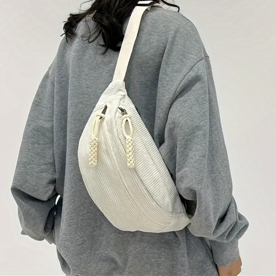 Brooke Corduroy Shoulder Bag, view 8