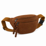 Brooke Corduroy Shoulder Bag in Cognac, view 12