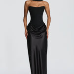 Maggie strapless maxi dress, front view