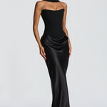 Maggie strapless maxi dress, view 3