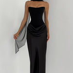 Maggie strapless maxi dress, view 10