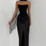 Maggie strapless maxi dress, view 10