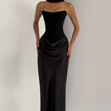 Maggie strapless maxi dress, view 9
