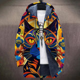 Honor - Bold Graphic Cat Jacket, front view