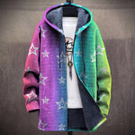 Frances - Stars on Rainbow Jacket, front view